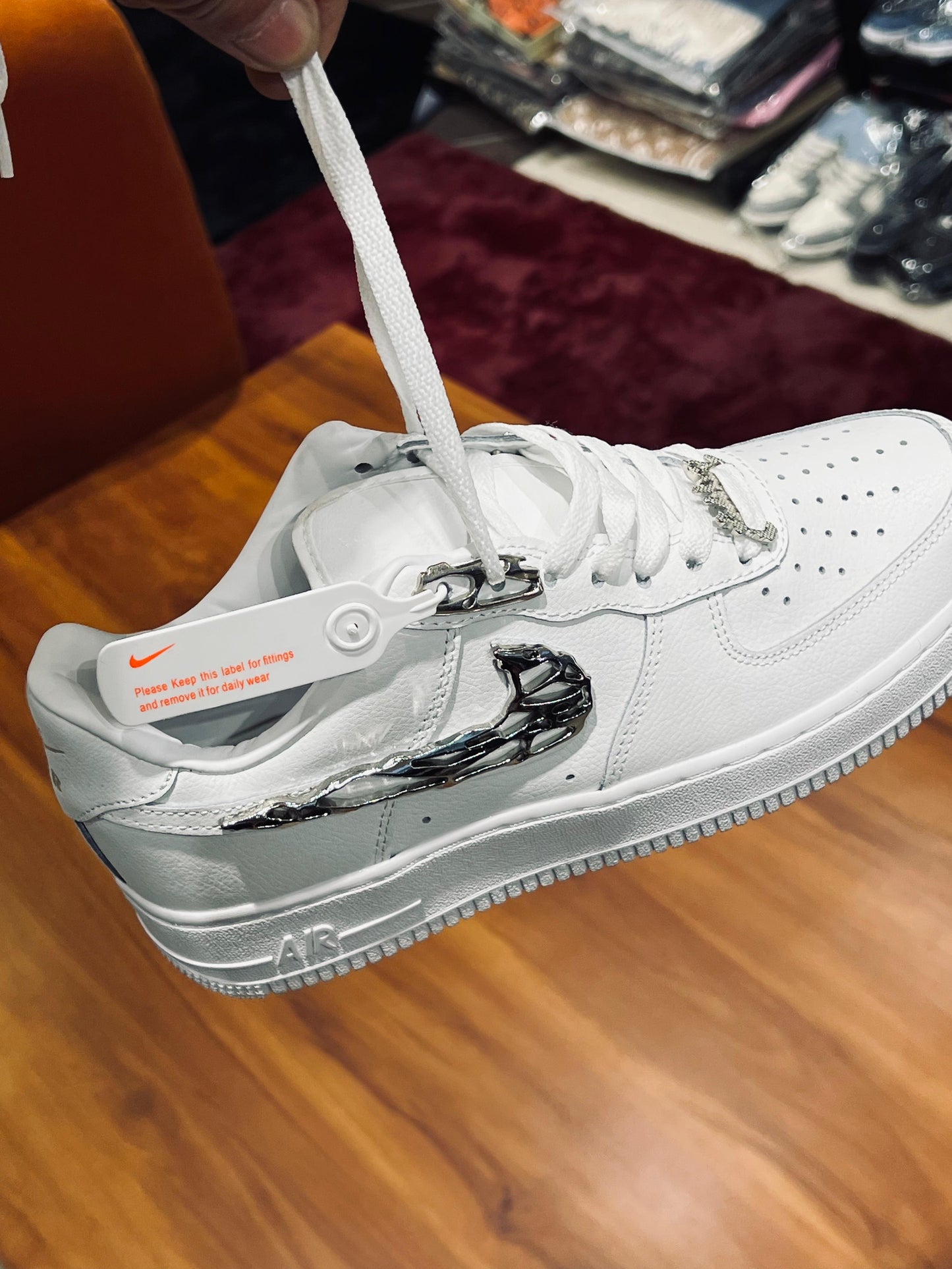 Shoes Nike airforce 1 molten metal