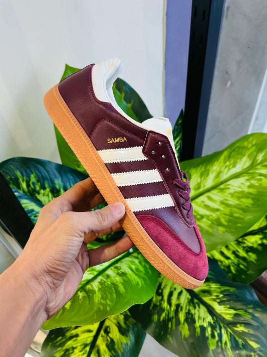 Shoes adidas samba wine mehroon