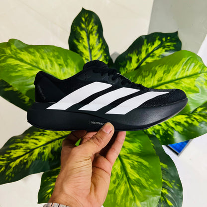 Shoes adidas black running sports