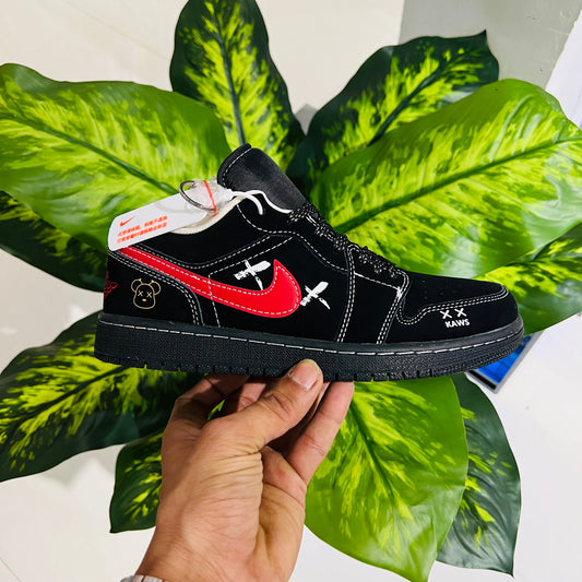 Shoes nike air jordan low kaws black pink swoosh