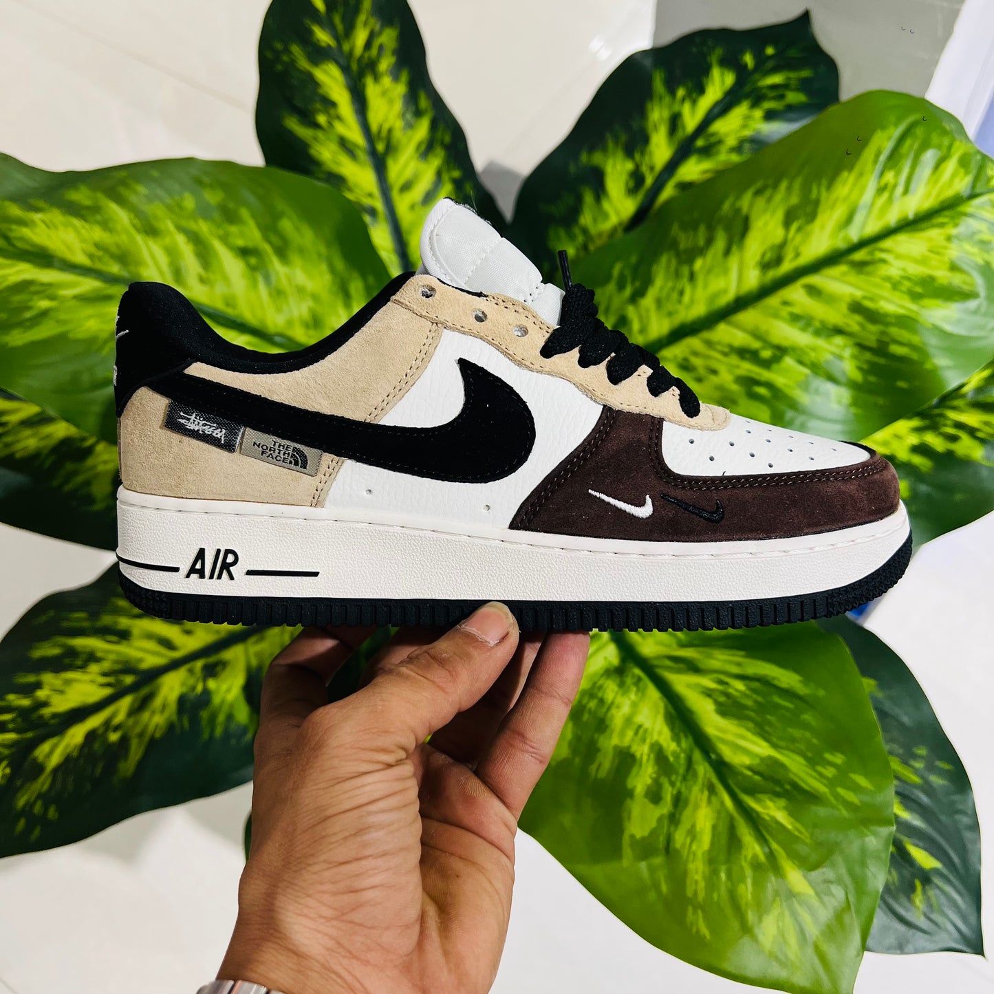 Shoes nike airforce 1 x the north face x stussy suede leather