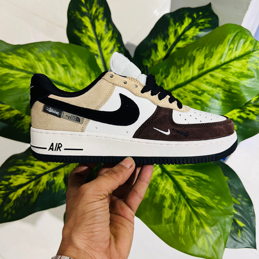 Shoes nike airforce 1 x the north face x stussy suede leather