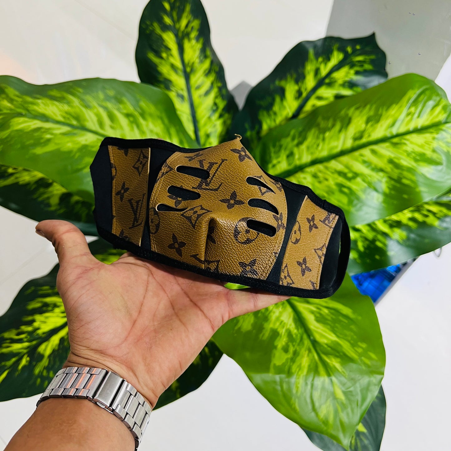 Face mask lv tan premium