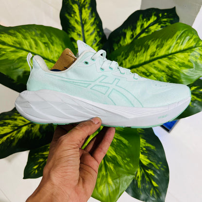 Shoes asics light green fluorescent green