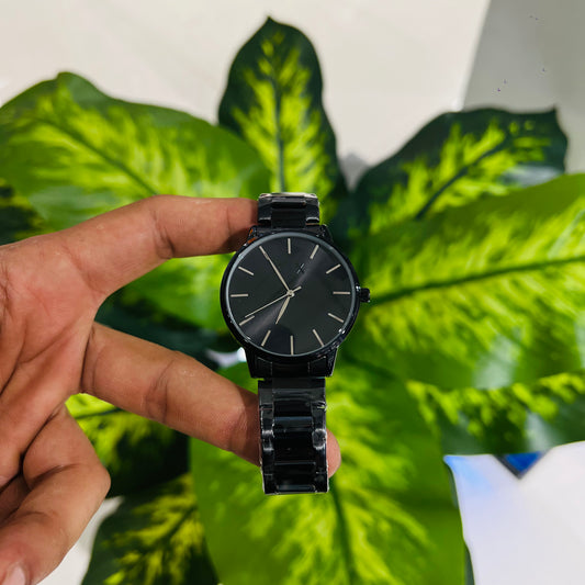 Watch armani black