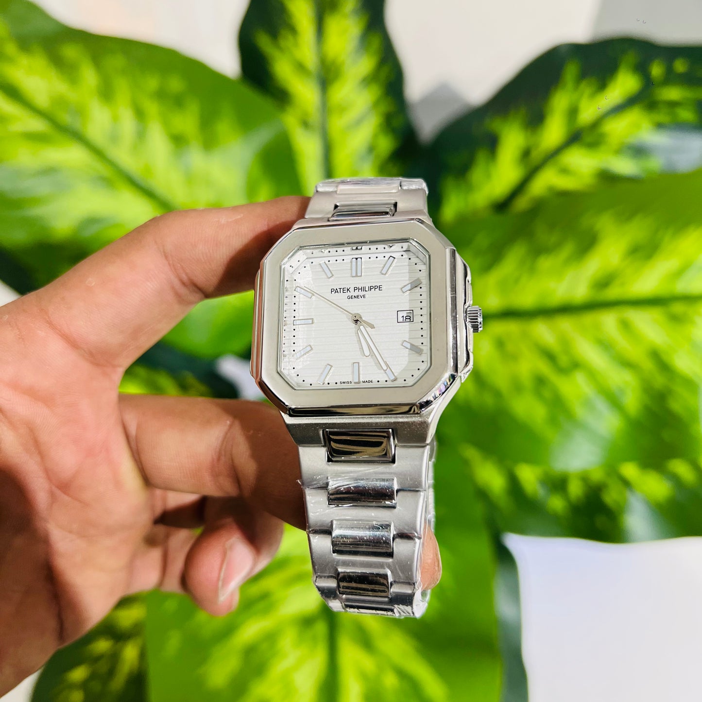 Watch pp silver white