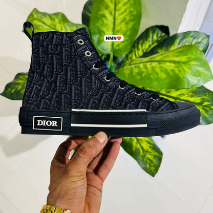 Shoes Dior print high black