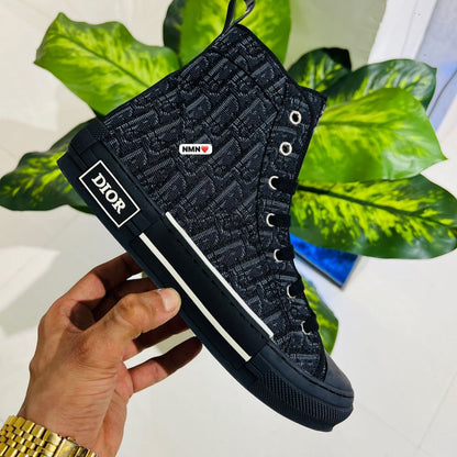 Shoes Dior print high black