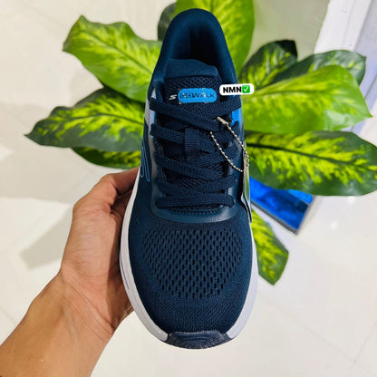 Shoes skechers run blue white