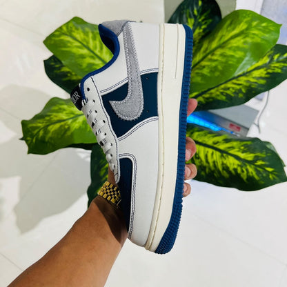 Shoes nike airforce 1 low x dior grey blue