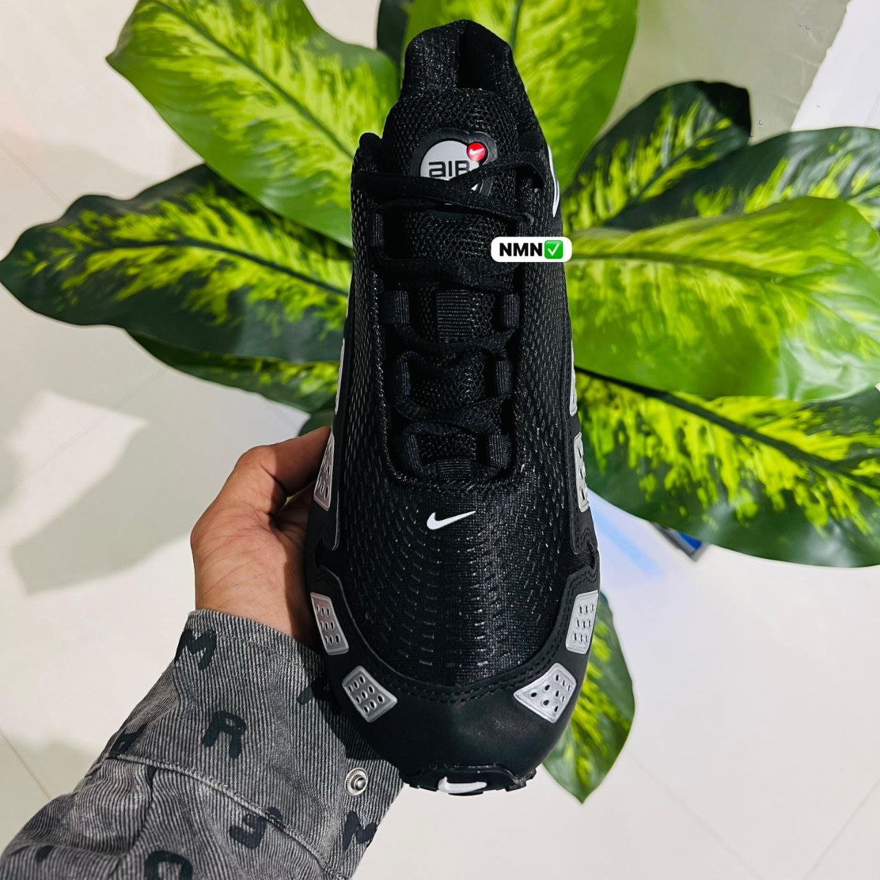 Shoes nike air black white