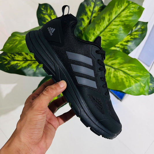 Shoes adidas running black grey