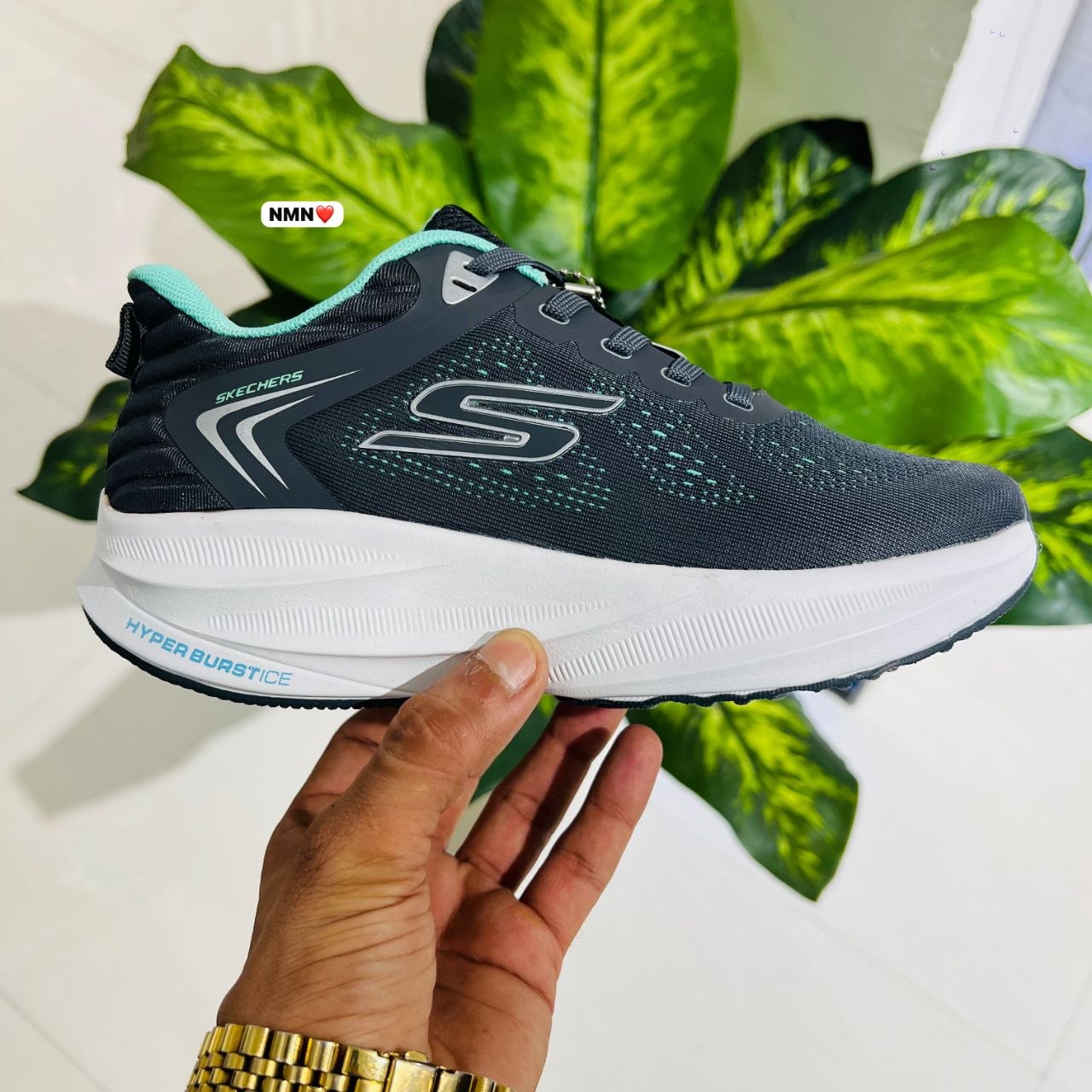 Shoes Skecher grey green