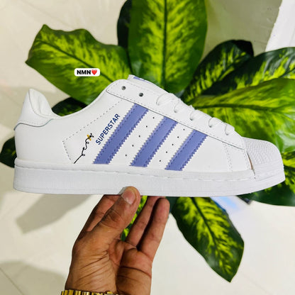 Shoes Adidas superstar white purple