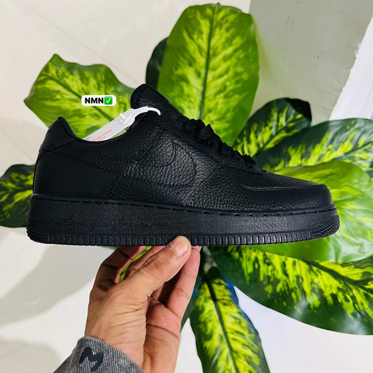 Shoes nike airforce 1 black love you forever x drake