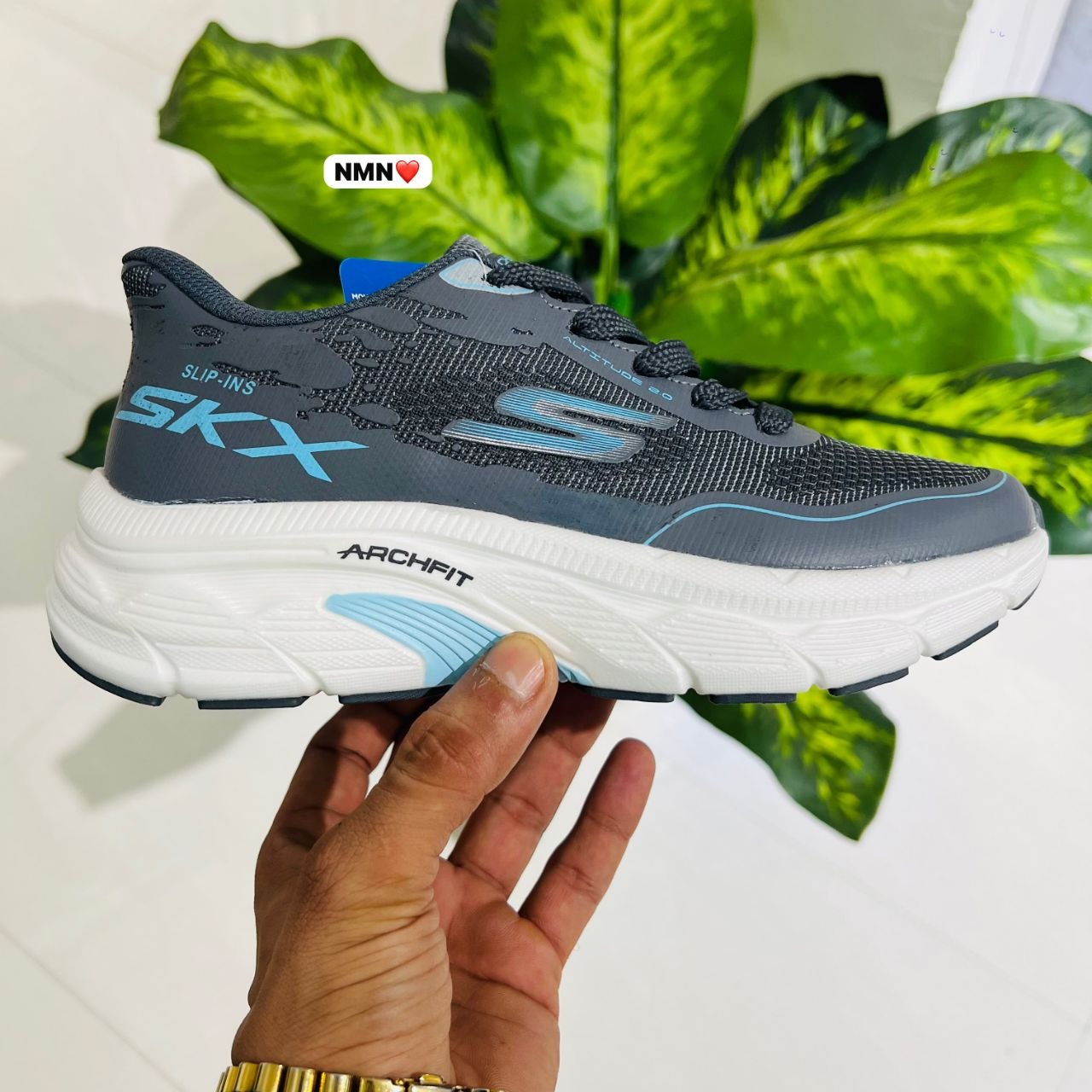 Shoes Skecher grey blue