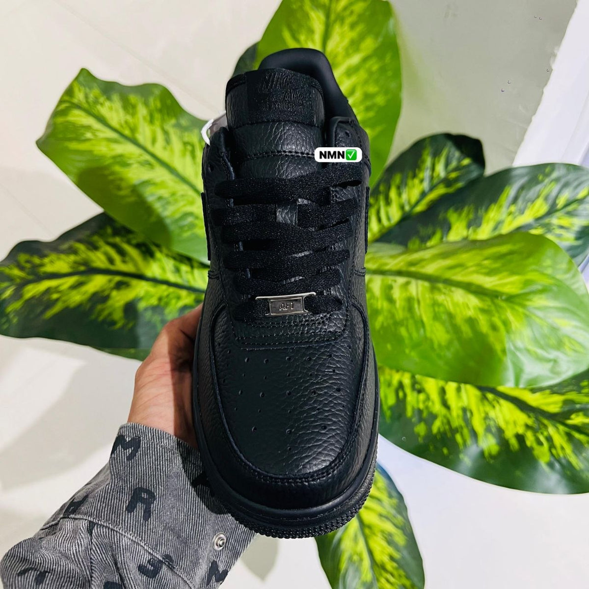 Shoes nike airforce 1 black love you forever x drake