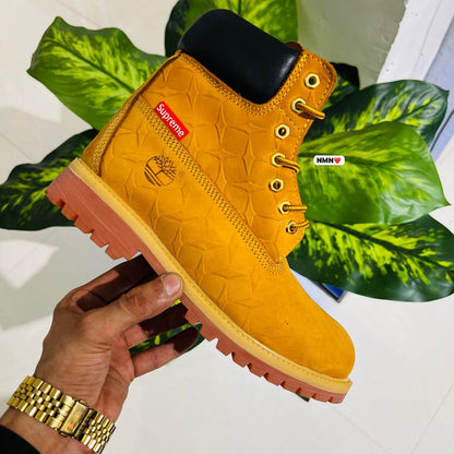 Shoes Timberland x supreme tan