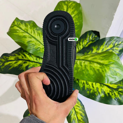 Shoes nike airforce 1 black love you forever x drake
