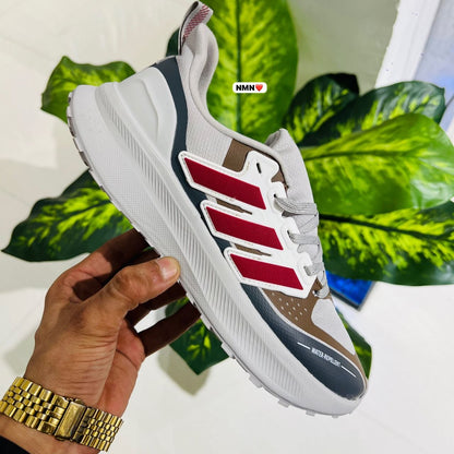 Shoes Adidas grey red