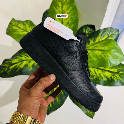 Shoes Nike airforce 1 love you forever drake black