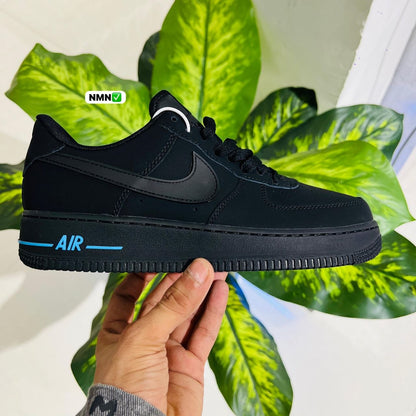 Shoes Nike airforce 1 suede leather black