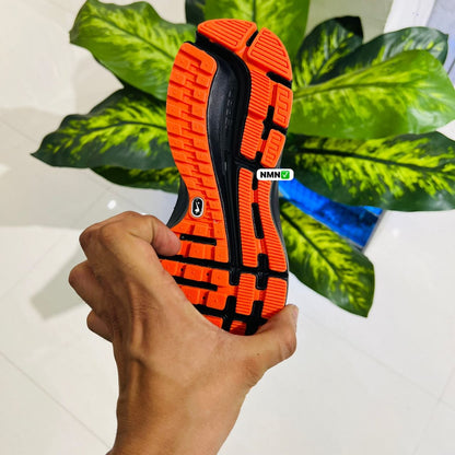 Shoes nike run structure black orange