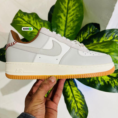 Shoes nike airforce 1 british white grey