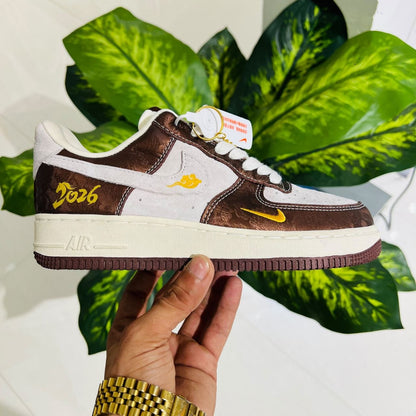 Shoes nike airforce 1 low 2026 brown white