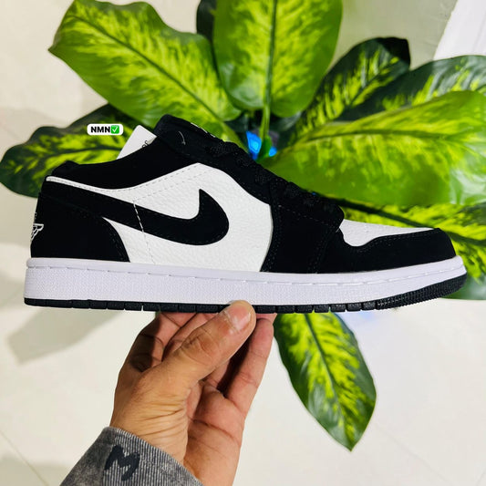 Shoes nike air jordan 1 low black white panda
