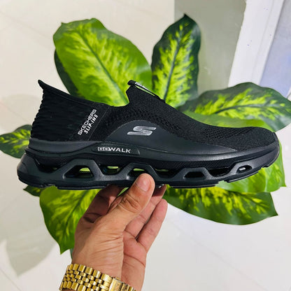 Shoes skecher super comfort slipin model all black high octane activity to super comfy plane go walk
