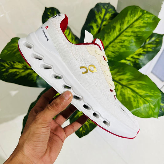 Shoes on cloud british white red