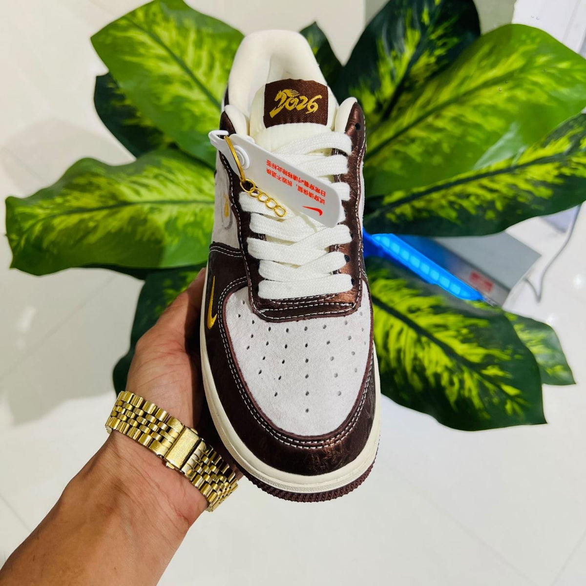 Shoes nike airforce 1 low 2026 brown white