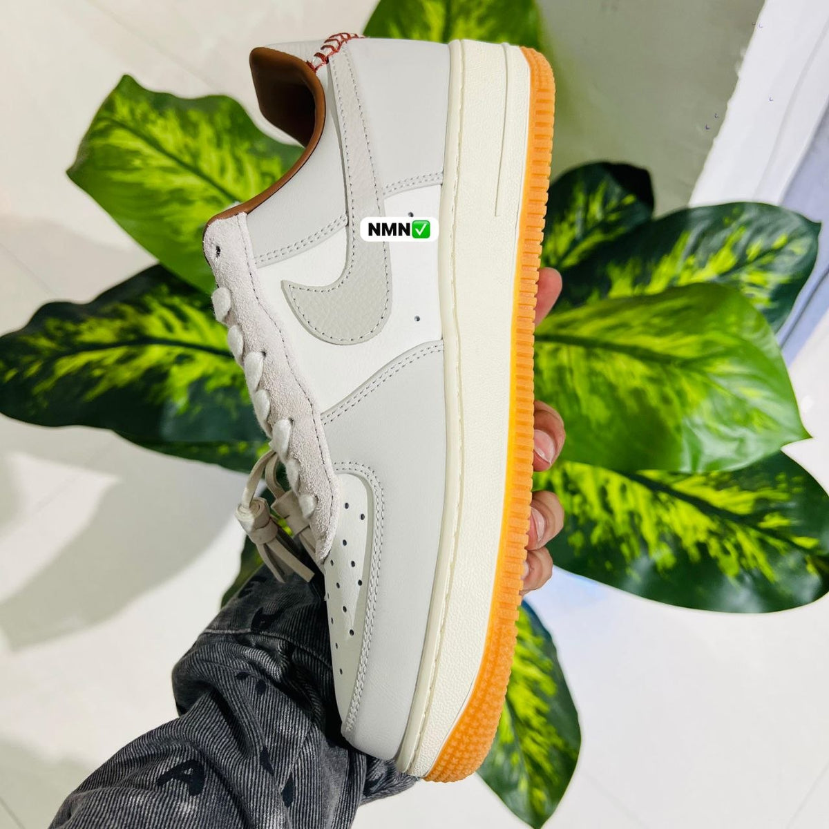 Shoes nike airforce 1 british white grey