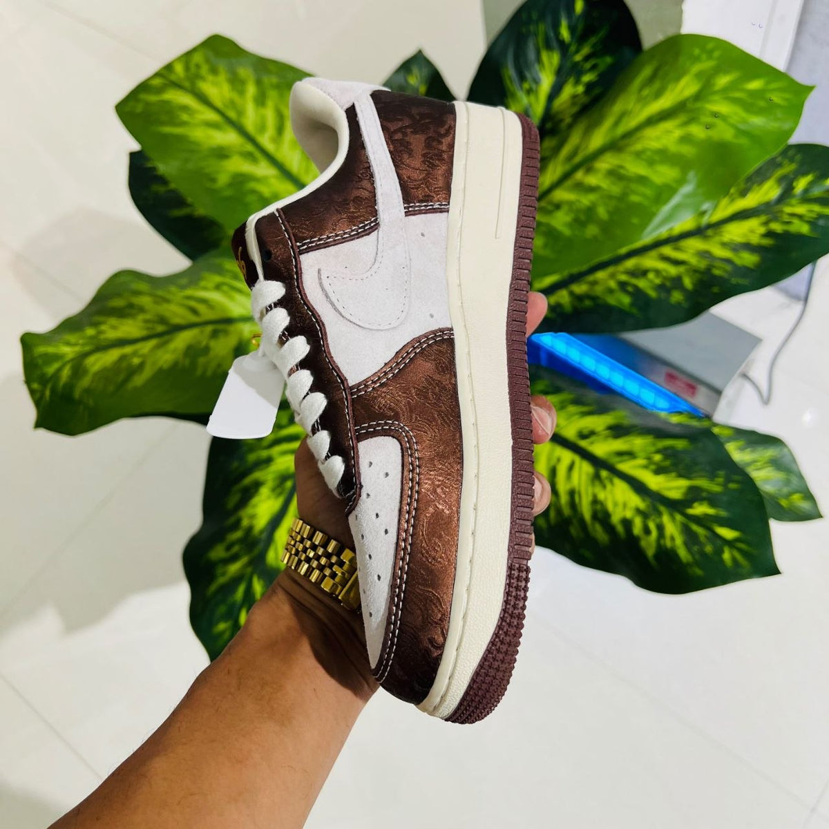 Shoes nike airforce 1 low 2026 brown white