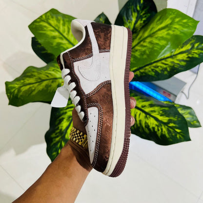 Shoes nike airforce 1 low 2026 brown white