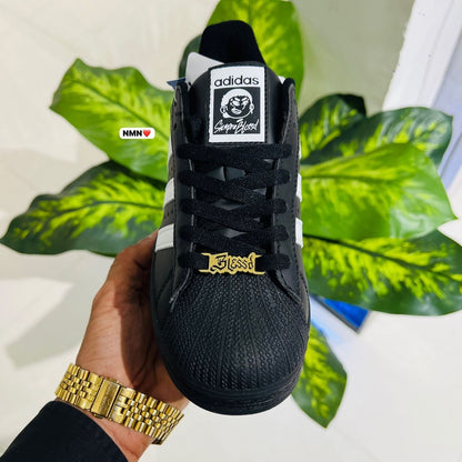 Shoes Adidas superstar black blessed