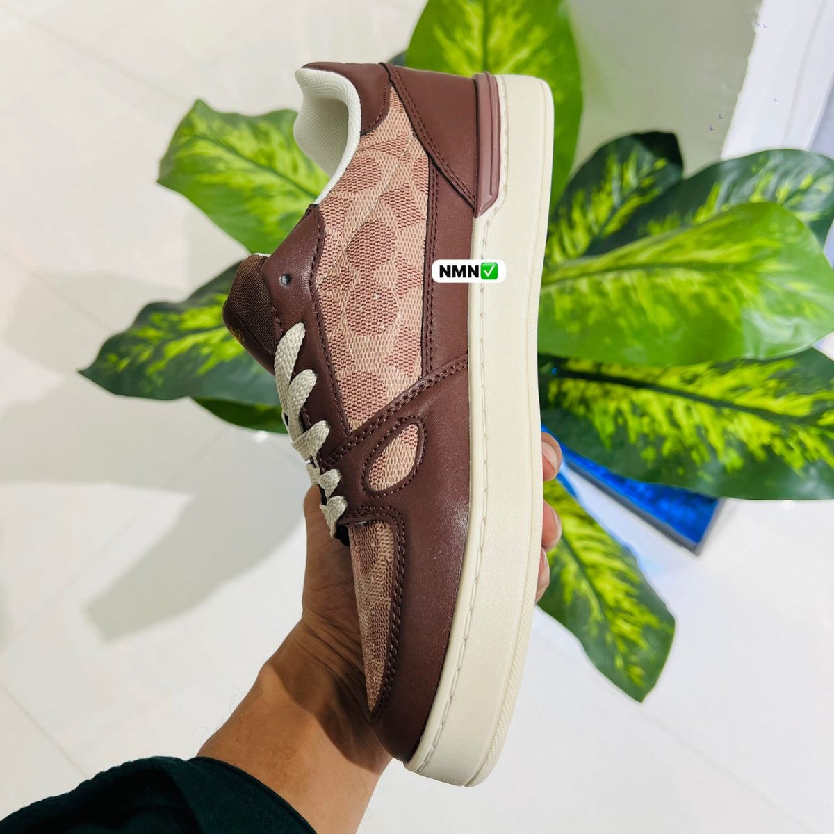 Shoes coach trainer sneaker brown