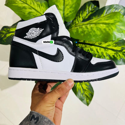 Shoes nike air jordan 1 high black white panda