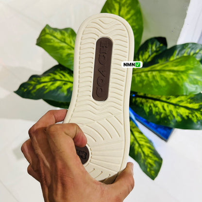 Shoes coach trainer sneaker brown