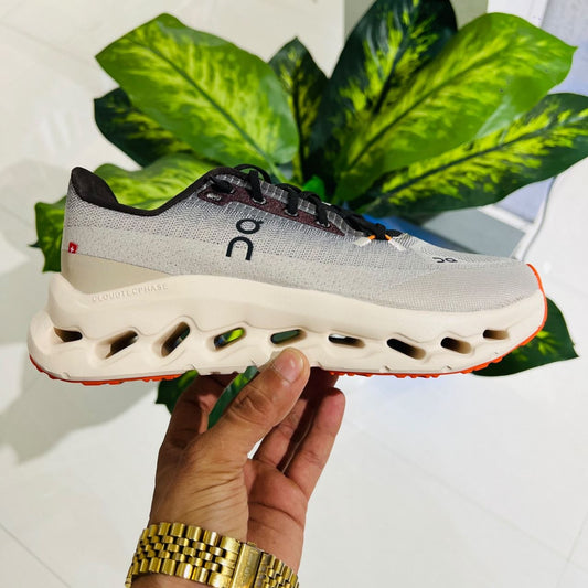 Shoes on cloud grey british white