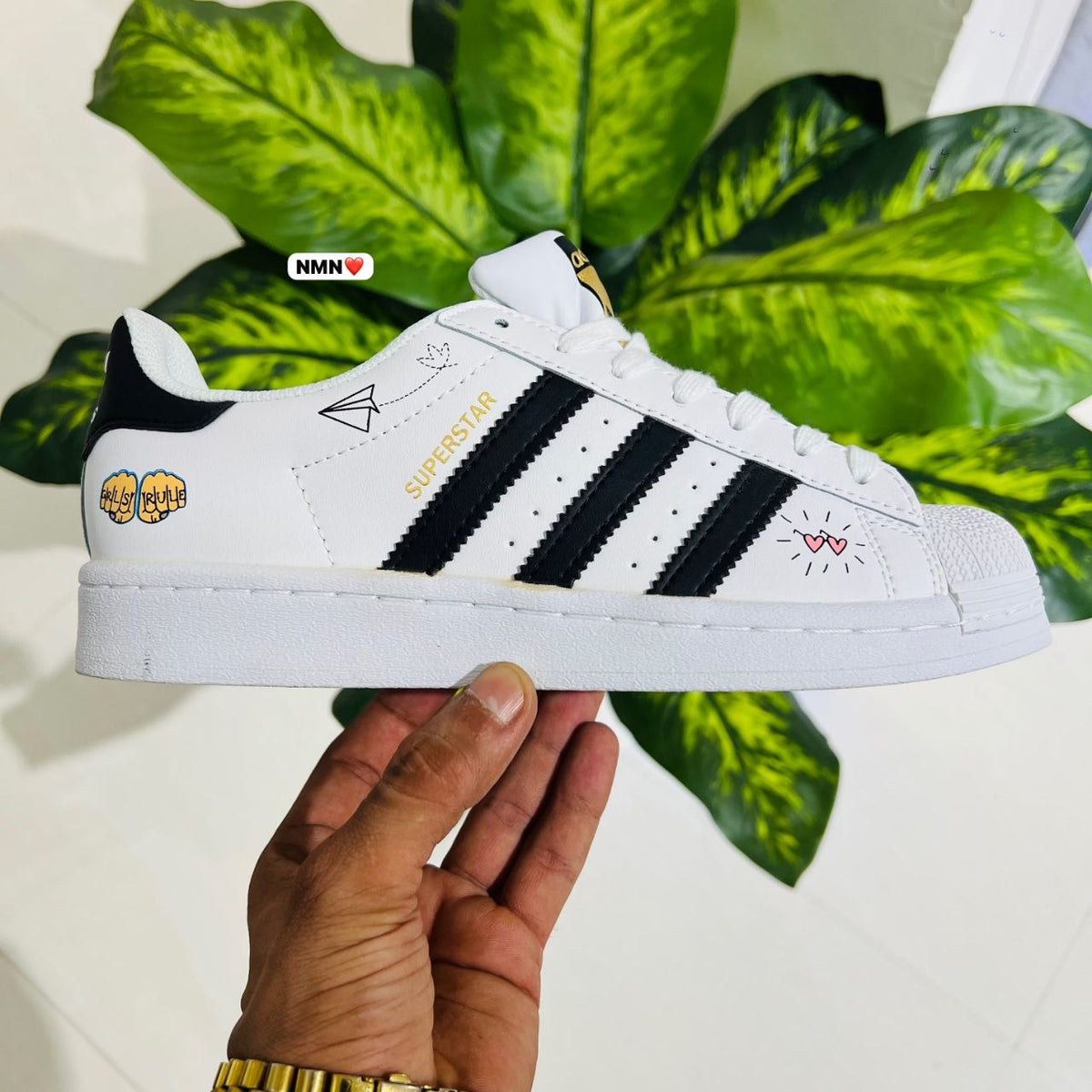 Shoes Adidas superstar white