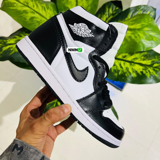 Shoes nike air jordan 1 high black white panda