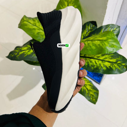 Shoes skechers run black british white soul