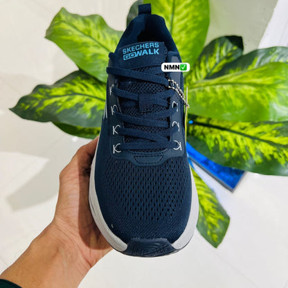 Shoes skechers maxcushion blue white