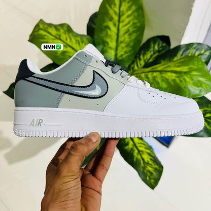 Shoes nike airforce 1  white layers of grey