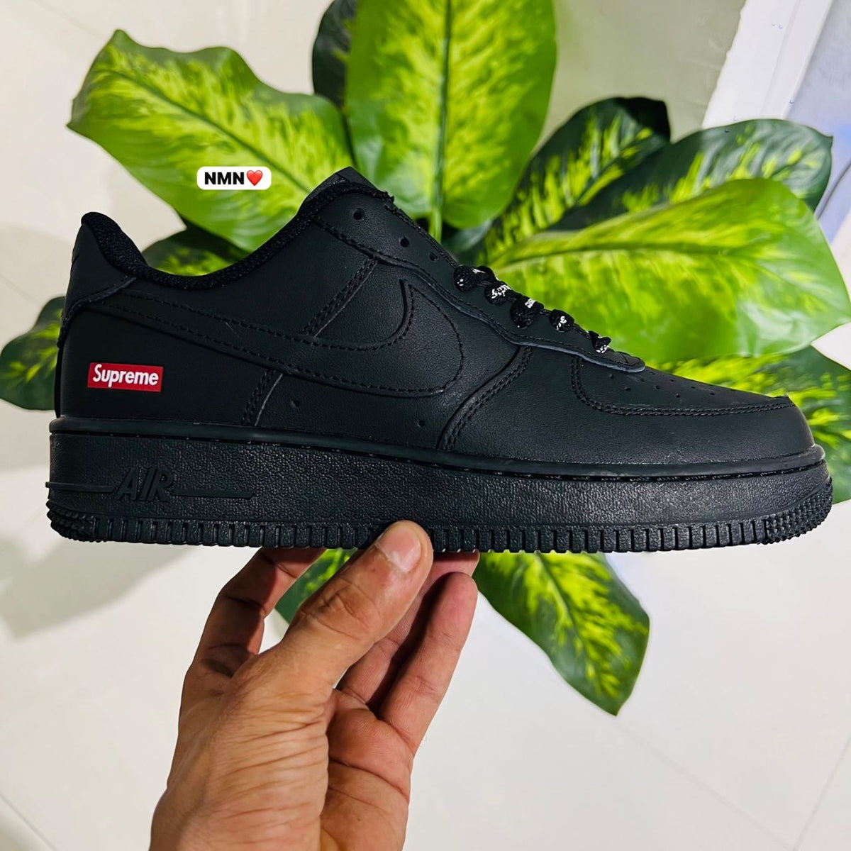Shoes Nike x supreme airforce 1 black