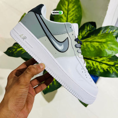 Shoes nike airforce 1  white layers of grey