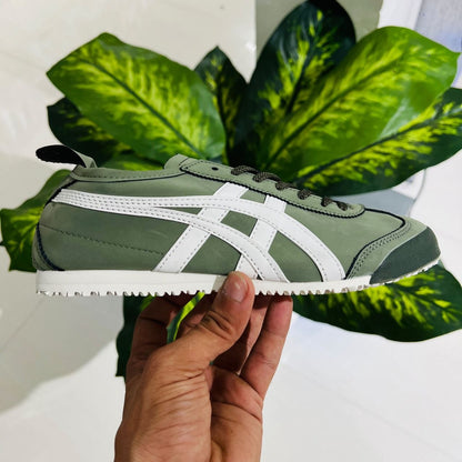 Shoes asics tiger onitsuka mexico green british white