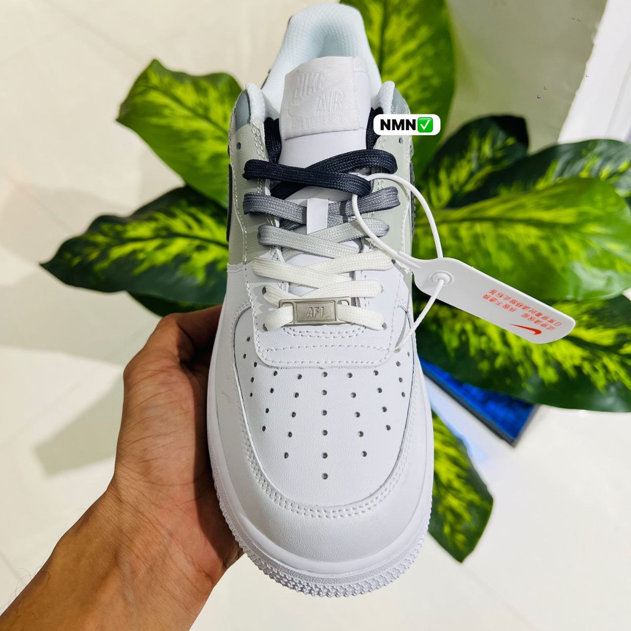 Shoes nike airforce 1  white layers of grey